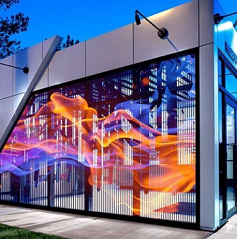 Прозрачные LED экраны